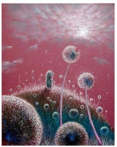 MOSAIC DREAM DANDELION UNDER THE SUNSHINE 50x70