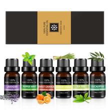 Pure Organic Essential oil 6 piece Gift Pack 10ml Each