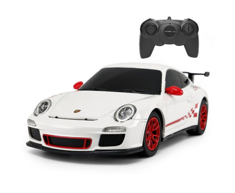 Remote Control Porsche GT3 RS 1:24 Scale White sports car