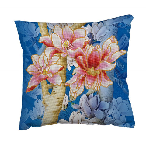 Diamond Dotz kit Magnolias On Blue 45x45cm
