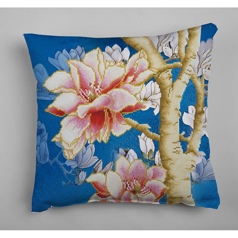 Diamond Dotz Kit Magnolias On Blue 45x45 cm