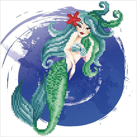 Diamond Art Kit, Mermaid 30 x 30cm