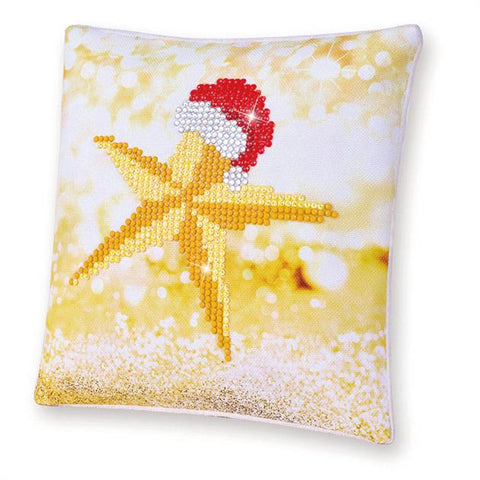Diamond Dotz Kit CHRISTMAS STAR PILLOW - 18 x 18cm (7 x 7in)