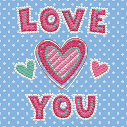 DIAMOND DOTZ  DotzBox 15cm, Love You