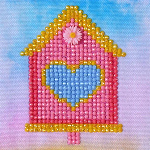 Diamond Dotz Kit, Home Sweet Home, 10 x 10cm