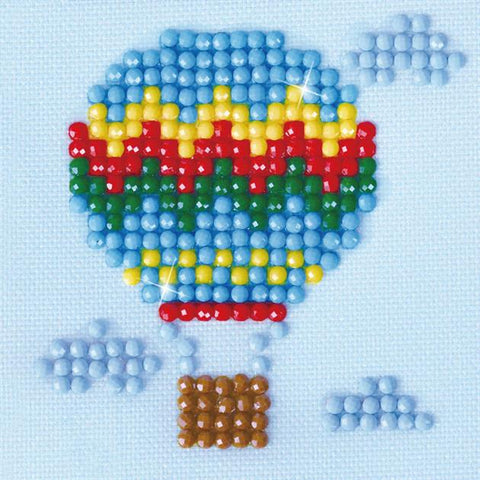 Diamond Dotz  Painting Kit: UP UP & AWAY, Assorted, 7.6 x 7.6cm