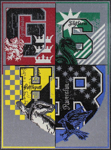 Harry Potter Houses 30x40