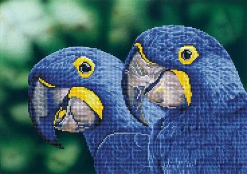 Diamond Dotz Kit BLUE HYACINTH MACAWS