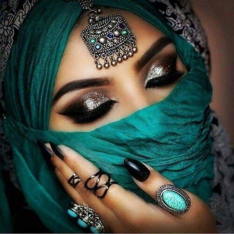 MNP DIAMOND DOTZ BEAUTY EYES FULL DRILL - 5D DIY DIAMOND PAINTING 30X40